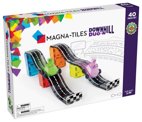 magna tiles downhill duo